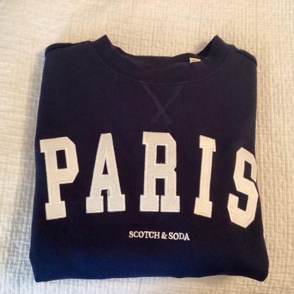 NWOT Scotch & Soda Sweatshirt, Paris, 100% cotton Size X-small. - Picture 4 of 8